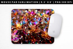 Flower Mouse Pad Design | Mouse Pad Sublimation PNG Product Image 1