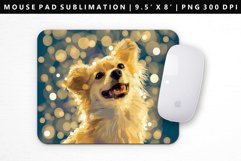Funny Dog Mouse Pad Design | Mouse Pad Sublimation PNG Product Image 1