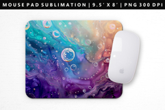 Rainbow Mouse Pad Design | Mouse Pad Sublimation PNG Product Image 1
