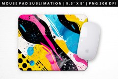 Retro Pop Art Mouse Pad Design | Mouse Pad Sublimation PNG Product Image 1