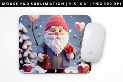 Loving Gnome Mouse Pad Design | Mouse Pad Sublimation PNG Product Image 1