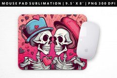 Skull Mouse Pad Design | Mouse Pad Sublimation PNG Product Image 1