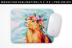 Capybara Mouse Pad Design | Mouse Pad Sublimation PNG Product Image 1