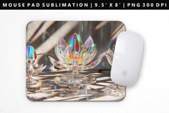 Flower Mouse Pad Design | Mouse Pad Sublimation PNG Product Image 1