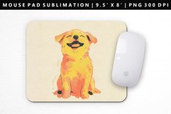 Funny Dog Mouse Pad Design | Mouse Pad Sublimation PNG Product Image 1