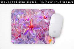 Flower Mouse Pad Design | Mouse Pad Sublimation PNG Product Image 1