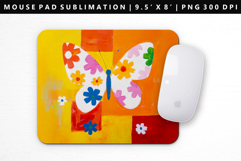Abstract Mouse Pad Design | Mouse Pad Sublimation PNG Product Image 1