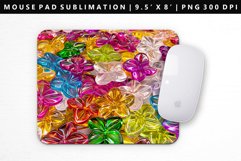 Flower Mouse Pad Design | Mouse Pad Sublimation PNG Product Image 1