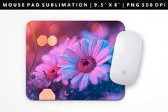 Flower Mouse Pad Design | Mouse Pad Sublimation PNG Product Image 1