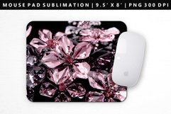 Flower Mouse Pad Design | Mouse Pad Sublimation PNG Product Image 1