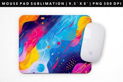 Retro Pop Art Mouse Pad Design | Mouse Pad Sublimation PNG Product Image 1