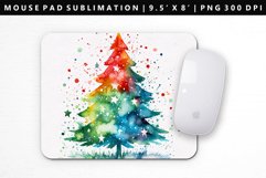 Watercolor Mouse Pad Design | Mouse Pad Sublimation PNG Product Image 1