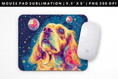 Funny Dog Mouse Pad Design | Mouse Pad Sublimation PNG Product Image 1