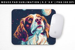Funny Dog Mouse Pad Design | Mouse Pad Sublimation PNG Product Image 1