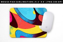 Retro Pop Art Mouse Pad Design | Mouse Pad Sublimation PNG Product Image 1