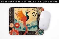 Hanafuda Mouse Pad Design | Mouse Pad Sublimation PNG Product Image 1