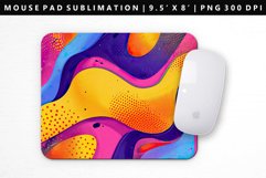 Retro Pop Art Mouse Pad Design | Mouse Pad Sublimation PNG Product Image 1