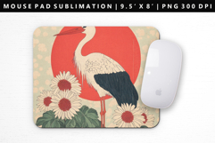 Hanafuda Mouse Pad Design | Mouse Pad Sublimation PNG Product Image 1