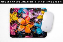 Flower Mouse Pad Design | Mouse Pad Sublimation PNG Product Image 1