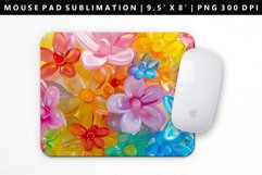Flower Mouse Pad Design | Mouse Pad Sublimation PNG Product Image 1