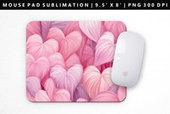 Heart Mouse Pad Design | Mouse Pad Sublimation PNG Product Image 1