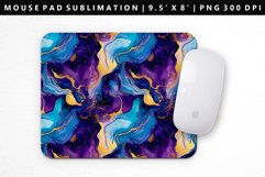 Alcohol Ink Mouse Pad Design | Mouse Pad Sublimation PNG Product Image 1