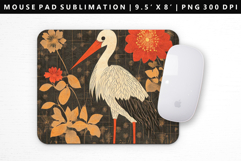 Hanafuda Mouse Pad Design | Mouse Pad Sublimation PNG Product Image 1