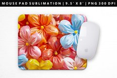 Flower Mouse Pad Design | Mouse Pad Sublimation PNG Product Image 1