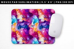 Alcohol Ink Mouse Pad Design | Mouse Pad Sublimation PNG Product Image 1