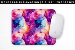 Alcohol Ink Mouse Pad Design | Mouse Pad Sublimation PNG Product Image 1