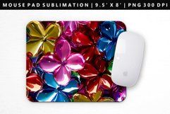Flower Mouse Pad Design | Mouse Pad Sublimation PNG Product Image 1