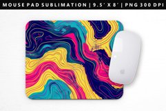 Retro Pop Art Mouse Pad Design | Mouse Pad Sublimation PNG Product Image 1