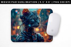 Funny Cat Mouse Pad Design | Mouse Pad Sublimation PNG Product Image 1