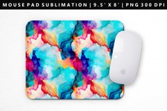 Alcohol Ink Mouse Pad Design | Mouse Pad Sublimation PNG Product Image 1