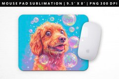 Funny Dog Mouse Pad Design | Mouse Pad Sublimation PNG Product Image 1