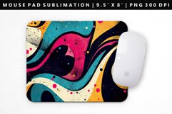 Retro Pop Art Mouse Pad Design | Mouse Pad Sublimation PNG Product Image 1