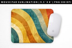 Retro Pop Art Mouse Pad Design | Mouse Pad Sublimation PNG Product Image 1
