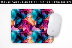Alcohol Ink Mouse Pad Design | Mouse Pad Sublimation PNG Product Image 1