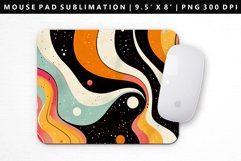Retro Pop Art Mouse Pad Design | Mouse Pad Sublimation PNG Product Image 1