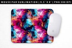 Alcohol Ink Mouse Pad Design | Mouse Pad Sublimation PNG Product Image 1