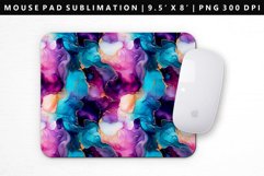 Alcohol Ink Mouse Pad Design | Mouse Pad Sublimation PNG Product Image 1