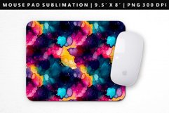 Alcohol Ink Mouse Pad Design | Mouse Pad Sublimation PNG Product Image 1