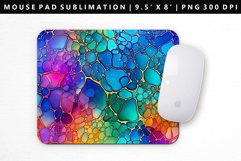 Alcohol Ink Mouse Pad Design | Mouse Pad Sublimation PNG Product Image 1