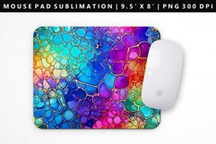 Alcohol Ink Mouse Pad Design | Mouse Pad Sublimation PNG Product Image 1