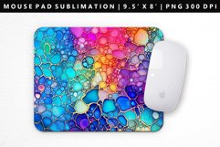 Alcohol Ink Mouse Pad Design | Mouse Pad Sublimation PNG Product Image 1