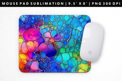 Alcohol Ink Mouse Pad Design | Mouse Pad Sublimation PNG Product Image 1