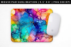 Alcohol Ink Mouse Pad Design | Mouse Pad Sublimation PNG Product Image 1
