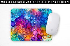 Alcohol Ink Mouse Pad Design | Mouse Pad Sublimation PNG Product Image 1