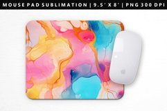 Alcohol Ink Mouse Pad Design | Mouse Pad Sublimation PNG Product Image 1
