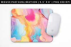 Alcohol Ink Mouse Pad Design | Mouse Pad Sublimation PNG Product Image 1